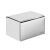 铸固   不锈钢纸巾盒 卫生间收纳两用防水抽纸盒加厚方形卷纸抽纸  K20长方-亮光