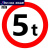 直径标识牌 标志指示牌 设施交通安全警示牌 道路60cm 限重5T