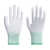 涂指涂掌手套劳保耐磨工作防滑薄款透气夏季电子厂工作 绿色条纹涂掌(24双) S
