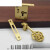 旭杉斯力欧霸中式实木家具仿古老式抽屉柜门通用铜锁复古暗锁现代锁 左 左锁