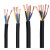 京昆（JK） 电缆软电线黑护套线RVV铜芯电源线 2*0.75 88米/卷（定制）