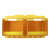 双岸 工业安全黄色带盖挂锁板 便携式通用透明防护工作站锁具管理箱 LS04 一个价