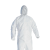 坤泽尔K2000防尘服防护衣连身喷漆液体飞溅农药畜牧养 2000白色防护衣标准型1件 M