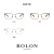暴龙（BOLON）眼镜框24新品透明蝶形镜架男光学镜女防蓝光BJ6156 【+0元】配防蓝光镜片0度 BJ6156B21