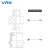 威尔克VRK 真空吸金具头吸盘座螺丝转止动接头吸盘连接气动螺母螺丝吸嘴配件 MVPAT5 螺钉 
