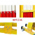 定制伟光玻璃钢伸缩围栏绝缘电力施工安全护栏硬质防护可移动隔离栏 玻璃钢钢片式1.2高*3米长