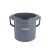 加厚加水桶保洁带刻度14升方口长嘴水桶大号小号手提塑料水桶 小号10L(灰)5个