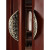 新中式橱柜门把手对装仿古铜衣柜门拉手抽屉中式柜子把手家具五金 1513-咖啡古花纹-96mm