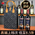 xywlkj红酒包装礼盒高档礼品袋双支装手提袋2葡萄酒箱空盒红酒瓶皮盒子 黑色（双支装）