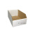 40货架收纳纸盒 汽配零件分类盒 超市展示纸箱仓储箱子白色整理盒工业品 zx40*21.5*20*10前后折 五层特硬BE瓦
