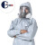Tychem核放射污染F级防护服防化服化学防酸碱全身重型工业6类 F级防护服不包装面罩 M