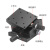手动弧度倾斜角位台相机光学调整架实验微调弧形滑台大角度大台面 GFG6030-C60H20
