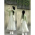 蔓尔依连衣裙女夏季2024新款韩版气质小个子显瘦吊带裙长裙子温柔风套装 开衫+吊带裙 M