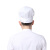 者也 厨师工作帽酒店厨师帽子厨房用品蛋糕店防尘卫生白布帽子男女 白色棉布厨师帽