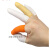 一次性乳胶工业手指套劳保美容美甲防尘防滑耐磨橡胶手指套工业品 白色均码 300克/包(约450个)