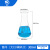 蜀牛锥形瓶玻璃三角烧瓶250 500 1000ml毫升广口化学三角瓶实验室 大口300ml