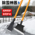 适用除冰铲清冰铲破冰铲路面除冰铲冬天清雪工具锰钢抢雪铲户外除 优质槐木柄1.2米