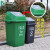 户外垃圾桶中型分类工业60商用环卫室外小区摇盖箱塑料 红色60L摇盖垃圾桶 可定制