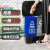 垃圾分类垃圾桶家用二合一小型双色桶脚踏带盖子干湿分离商用可回 40L加厚双槽(蓝可回收+绿厨余)