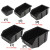 防静电斜口ESD零件盒元件盒物料组合式背挂式周转箱收纳盒 TM-2盒 135*120*65mm(背挂式)