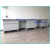 实验室水槽台洗手台全钢实验桌化验室工作台钢木边台中央台实验台 钢木边台