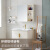 惠达(HUIDA)卫浴家用浴室柜组合洗漱台洗手池柜组合现代简约浴室柜 象牙白镜箱款- 60cm