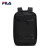 斐乐（FILA）男背包2022年春季款大容量双肩包运动品牌电脑书包潮 正黑色-BK XS