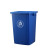 塑料无盖垃圾桶工业用垃圾箱公园物业小区分类桶60L20L30L50升100 18L无盖带压边轻奢型送2卷垃圾 默认