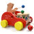 全光辰（quanguangchen）木制儿童小拉车玩具婴儿手拉车拖行玩具拖拉学步木制拉绳毛毛虫 弯嘴鸟推车