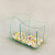 桌面鱼缸玻璃鱼缸办公室创意小型迷你生态水族箱小鱼缸双格斗鱼缸 浮法玻璃款轻松养殖套餐 （