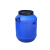 臻安心 多功能塑料圆桶大容量带盖加厚塑料发酵化工环卫工业物业物胶桶 50L蓝色【普通厚】