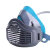 代尔塔（DELTAPLUS）工业防尘面具1502硅胶透气易呼吸煤矿灰粉尘自吸过滤式防尘呼吸器 1502一个 其他