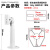 视明通（COMPCCTV）监控摄像头壁装支架室内外铝合金通用海康大华摄像机安防枪机鸭嘴万向吊装架子