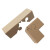 纸护角纸箱包角护角条带扣转角防撞物流发货打包装家具保护包边条 带扣转角(100个/组) 长7+7cm(边40厚3mm) x 90°转角