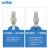 威尔克VRK ZP3系列真空吸盘矮小迷你MINI吸嘴配吸盘金具连接杆带金具吸盘连接杆 ZP3-T015US-A3 M3外牙吸盘 