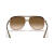 雷朋（RayBan）男女通用太阳镜渐变镜片奢侈品潮牌方形一字框墨镜琥珀纹RB2198 t Brown 1 56mm