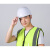 HKNA安全帽工地施工建筑工程盔式领导电工玻璃钢防砸夏季透气头盔定制 盔式ABS透气款（白色）