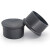 圆管套橡胶保护套塑料脚垫PVC管塞圆管外套塑料帽圆形塑料管套 黑色45mm圆外套