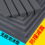米乐奇 雪弗板硬高密度材料板建筑沙盘模型制作材料手工diy雕刻PVC发泡板 多规格可定制 黑色无胶-50mm宽X1m长【30mm厚】