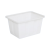 亚桓菡 160升水箱750*545*450白色塑料水箱方桶加厚大容量卖鱼水产养殖养鱼塑胶箱长方形大号周转箱 