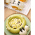 欣涪蓉熊猫卡通奶黄包雪糕馒头烧麦宝宝果蔬包早餐食品营养包子 100g 4个:熊猫紫薯芝士披萨*4个