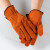 长款电焊手套焊工焊接烧焊隔热钢厂工业劳保防护手套 40cm橘黄色(双层内衬) 均码