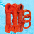 水上救生绳漂浮救生绳救生圈安全抛绳救援装备消防应急救生漂浮绳 12mm20米+安全钩+手环