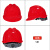 GJXBP安帽工地国标工程施工安建筑男领导电工加厚透气定制印字头盔 红色V型旋钮帽衬