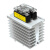 单相40A固态继电器SAP4040D直流控制交流220V固态继电器 SAP4040D+CH60散热器