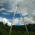 12米15米18米铝合金三角扒杆立杆机人字立杆器内悬浮框架独角抱杆 12M15M国标铝合金人字立杆机