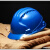 QJZZ安全帽工地施工定制印字建筑工程领导头盔加厚安全帽透气国标abs 三筋透气(蓝色)