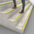 斯铂格 铝合金楼梯防滑条 台阶压条 防滑条 护角楼梯 止滑条1米 L型银色55*21mm（胶条颜色请备注）BGT-68