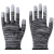 浸塑胶涂指涂掌尼龙手套劳保工作耐磨防滑干活打包薄款胶皮手套 黑色涂指手套(60双) M