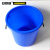 安赛瑞 大号塑料圆桶收纳桶 大容量水桶 食堂环卫物业餐厨垃圾桶 蓝色无盖 60L YZ 24379